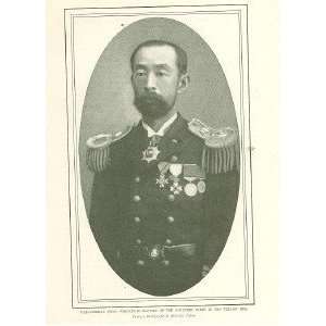  1904 Print Japanese Vice Admiral Togo 