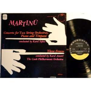  Martinu: Concerto for Two String Orchestras, Sejna, Artia 