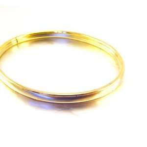 Gold plated bracelet Demi jonc.: Jewelry