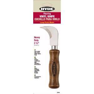   Hyde Tools 20450 2 1/2 Inch Vinyl Long Point Knife: Home Improvement