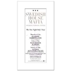  SWEDISH HOUSE MAFIA One Night Only Tour 15x8in Matted 