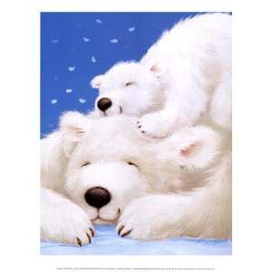  Fluffy Bears II   Poster by Alison Edgson (9.5x11.75 