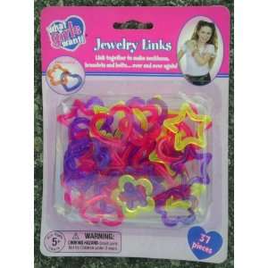  37 Plastic Jewelry Links   Link Them Together to Make 