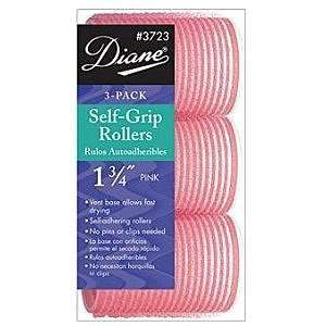  DIANE Self Grip Rollers 1 3/4 inch Pink 3 Pack (Model:3723 