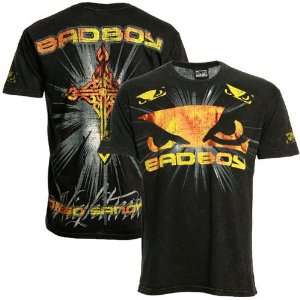   Black Sanchez UFC 107 Walkout Cross Premium T shirt: Sports & Outdoors