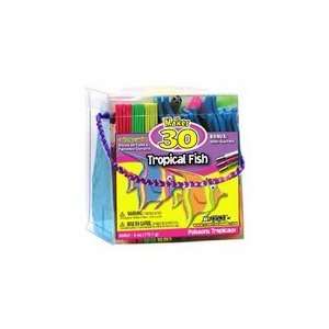   Tropical Fish Foam Kit, Makes 30 Projects, Assorted: Office Products