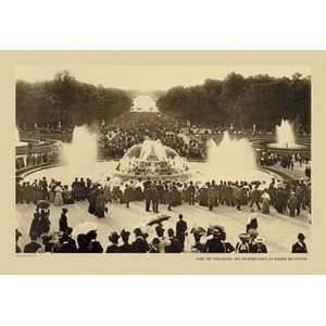  Versailles   Latona Bassin   High Waters   Paper Poster 