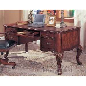  Home Office Executive Desk Brown Cherry Finish: Home 