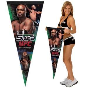  UFC Anderson Silva 17 x 40 Pennant: Sports & Outdoors
