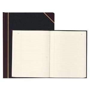   Products o   Record Book W/Margin, 300 Pages, 10 3/8x8 3/8, Black