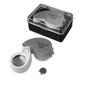  Led Light Loupe 30x Power 25mm Jewelry Magnifying Glass Magnifier 