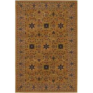  Couristan All Over Vase/Antique Gold Rug: Home & Kitchen