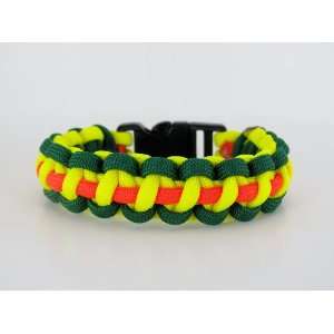  Jamaican Paracord Bracelet 7 inches 