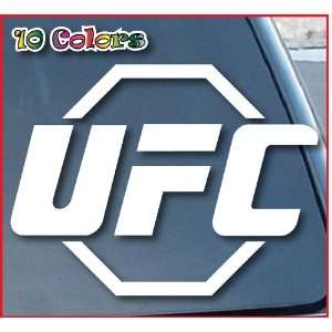  UFC Octagon Car Window Vinyl Decal Sticker 9 Wide (Color 