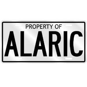  NEW  PROPERTY OF ALARIC  LICENSE PLATE SIGN NAME: Home 