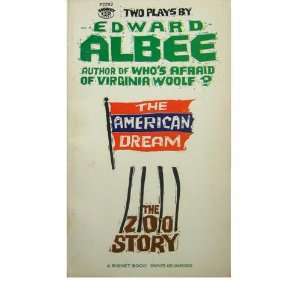   Albee: The American Dream and the Zoo Story: Edward Albee: Books
