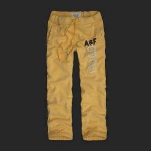 Abercrombie & Fitch Yellow Classic Sweatpants ALL SIZES  