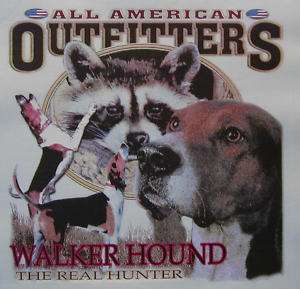 THE REAL HUNTER WALKER HOUND COON HUNTING SHIRT  