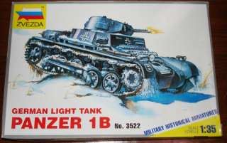Zvezda 1:35 German Light Tank Panzer I B #3522  