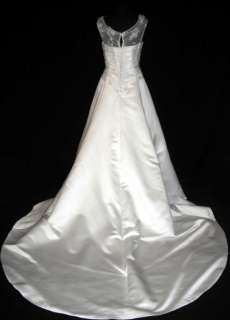 Org$999 Maggie Sottero Off White 16 Informal Wedding Ball Gown Bridal 