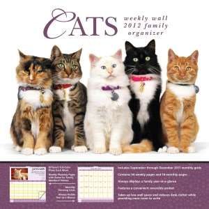 2012 Cats Weekly Wall Calendar Andrews McMeel