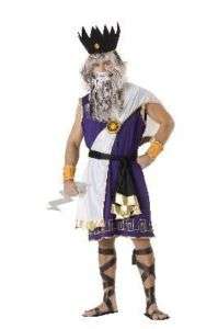 Adult Greek God Zeus Outfit Mens Halloween Costume  