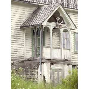 Reindeer Horns above Abandon House, Vic and Gudvagen, Norway Stretched 