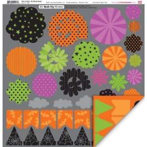   3D Roll Up Flower Die Cut Sheet (My Little Shoebox) Arts, Crafts
