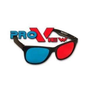   Plastic 3D Glasses   ProView Pro Anaglyph ProView ProView Electronics