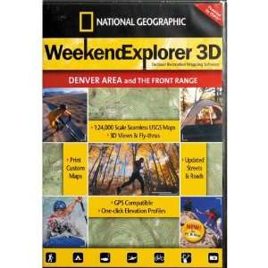 National Geographic Weekend Explorer 3D Mapping Software   DENVER AREA 