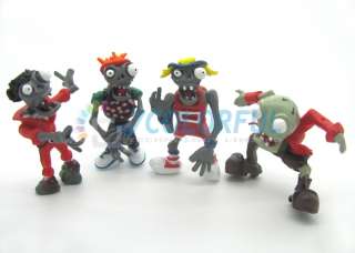 10PCS PVZ Plants VS Zombies Game Action Figures Figurine Character 