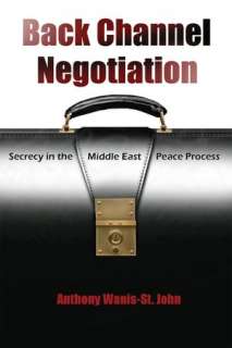 back channel negotiation anthony wanis st john hardcover $ 33