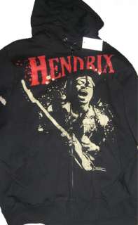 NWT Jimi Hendrix Zip Hoodie Jacket Mens Size M  