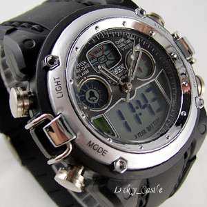 Luxury Gold 6 Hands Mens Auto Mechanical Steel Watch  