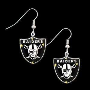  NFL Flashing Earrings   Oakland Raiders: Sports & Outdoors