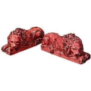 Uttermost Amon Lions Statues Set of 2: Home & Kitchen