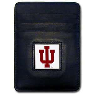  Leather Money Clip Cardholder   Indiana Hoosiers Sports 