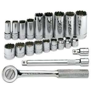   hand tool 21 Pc. 12 Point Socket Sets   4551: Home Improvement