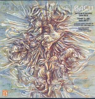 Ziegler Bach Cantatas BVW 68 & 172 LP NM Canada Nonesu  