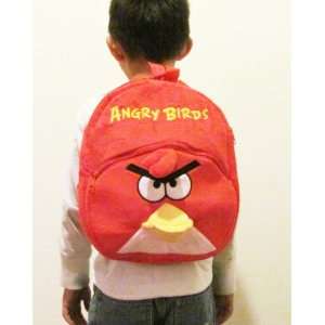  Red Angry Bird Plush Backpack (13x11) 