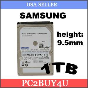 1TB HARD DRIVE FOR Dell XPS M1730 M2010 M1330 M1710  