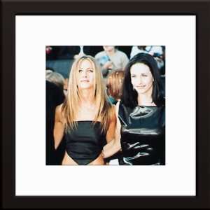  Jennifer Aniston & Courtney Cox Framed & Matted Color 