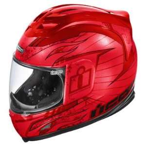   Icon Airframe Lifefrom Helmet   Red (Medium   0101 4918): Automotive