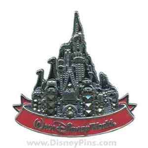 Disney trading 10th Anniversary Marcasite Pin LE 50  