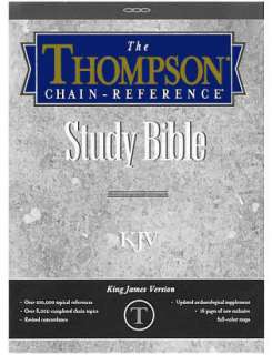 KJV Thompson Chain Reference Bible Large Print Hardback 9780887071485 