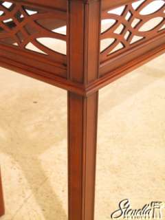 13811: HENKEL HARRIS Cherry Chippendale Console Table  