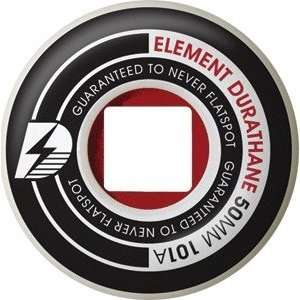  Element Immortal Skateboard Wheels   Black 50mm (Set of 4 