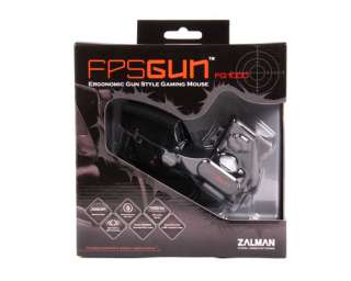 New ZALMAN FG1000 FPS GUN Ergonomic Style Gaming USB Mouse  