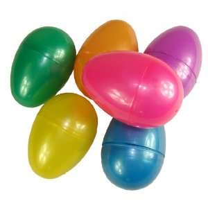 Club Pack of 1728 Vibrant Pastel Fillable Spring Hunt Easter Eggs 2.5 
