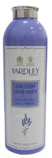 YARDLEY LONDON 100G / 3.5oz ENGLISH LAVENDER PERFUMED TALC POWDER 